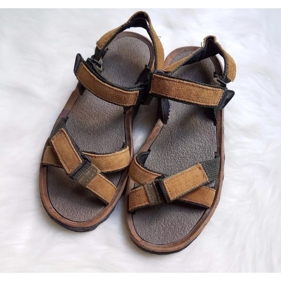 timberland mens leather flip flops